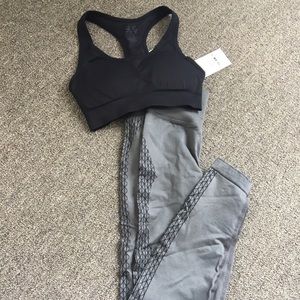 925 sports bra and leggings set